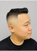 一宮メンズ×スキンフェード七三｜男前バーバー