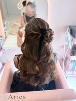 ヘアセット アリエス 池袋駅東口店(Aries) サイドおだんごハーフアップ