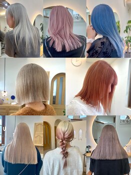 マール(MAAR)の写真/トレンドを意識したこだわり調合で柔らかいカラーに。ナチュラルからハイトーンスタイルまで叶えます☆