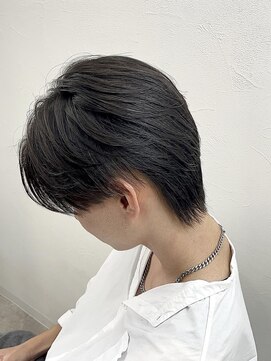 ロエメンズ(LOE men’s) リバースセンターパート/ニュアンスパーマ/ダウンバング