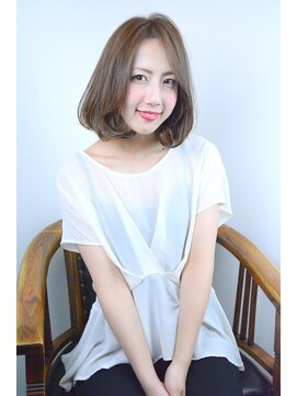 ヘア ケア ディエイチケー(HAIR CARE DHK) ノ―バングで色っぽさボブ
