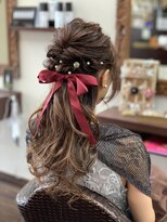 パチャールヘアー(PACAR HAIR) ★夏のヘアアレンジ『リボンヘア』★