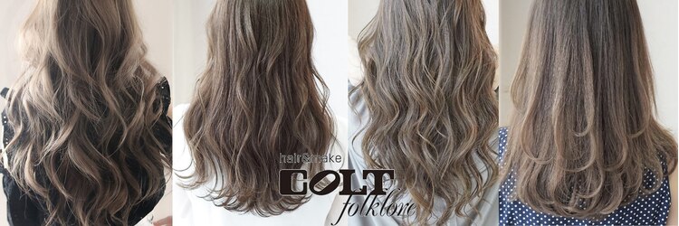 ヘアアンドメイク コルト フォークロア(HAIR&MAKE COLT FOLKLORE)のサロンヘッダー