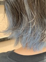 ラグヘアーワークス(LAG HAIR WORKS) インナーカラー・ブルー