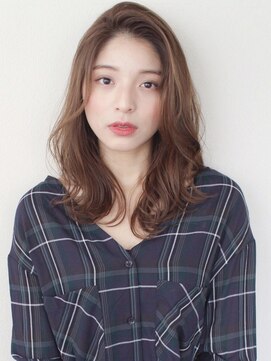 アフロート ディル(AFLOAT D'L) 前髪なしデジタルパーマ小顔似合わせカットメルティカラー30代