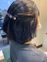 レーヴ ヘアー シエル(Reve hair ciel)&nbsp;こっそりインナーカラー♪ブルー♪/20代/30代/40代