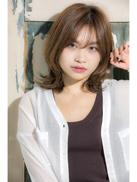 リノナ(Linona) 20代30代40代 大人可愛いひし形 デジタルパーマ フェザーバング