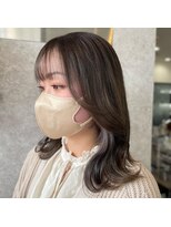 ジャップ(Jap)&nbsp;韓国風ミディアムレイヤースタイル