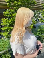 フラム 渋谷(flamme)&nbsp;抜きっぱなしブリーチ＊ブリーチのみのブランドヘア