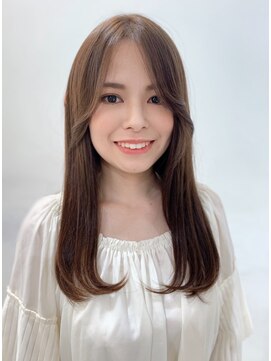 ヘアーデザイン ミヤビ 広尾(HAIR DESIGN MIYABI) 髪質改善ストレート×グレージュカラー1