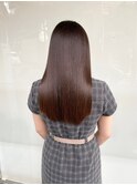黒髪/グレージュカラー/ココアベージュ/ヘルシーロング[表参道]