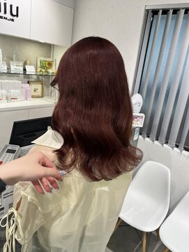 ミューバイケンジ(miu by KENJE) miu ピンクブラウンカラー