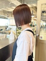 キーン 立川店(keen)&nbsp;【keen×田中】オレンジベージュ×タッセルボブ