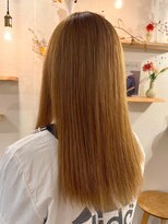 ミルヘアデザイン(mil hair design) ミルクティーベージュダブルカラーインナーカラーケアブリーチ