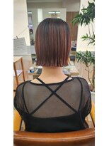 エイムヘアメイク 舟入店 切りっぱなしボブ