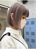 インナーカラーベージュカラーイヤリングカラーハイトーンカラー