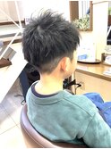 【見附　今町】学生カット　キッズカット　アップバングツーブロ