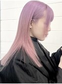 ハッシュカットグレージュデザインカラーツートンカラーレイヤー