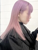 ココ 原宿(KOKO)&nbsp;デザインカラー小顔クラゲヘアーオリーブグレーココアベージュ