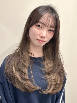 ユニコ(unico) 韓国風/レイヤー/小顔/前髪/インナー/イヤリング