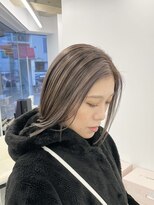 ブラウン(Brown) イメチェンヘアスタ イルバレイヤージュカラー/藤沢