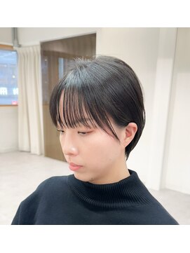 ユニークバイケンジ 町田(unique KENJE) ☆耳かけショート×ダークカラー☆