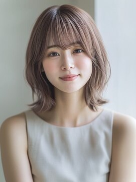 アルトリスト(Altruist Aging×HAIR&SPA) ★ダークアッシュ大人ガーリーボブ着物ミディアムレイヤーカット