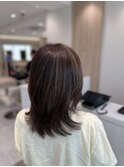 ミディアムレイヤー×ハイライトカラー