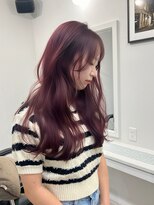 ヴィア(Via)&nbsp;10代20代30代レッドヘアカラーブリーチダブルカラー髪質改善