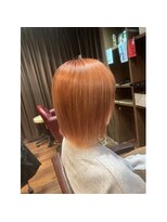 ランソ 成田店(RUNSO) ハイトーンカラー♪小顔ペールオレンジ♪