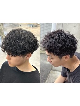 波巻きスパイラルパーマが人気◎［メンズ/メンズパーマ/ツイストパーマ/ニュアンスパーマ/眉毛/八王子］