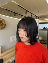 リジー(Litzy) アディクシーカラーでブルーブラックに♪ 《木寺樹莉》