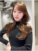 韓国ヘア/レイヤーカット/髪質改善/顔まわりカット/前髪縮毛矯正