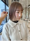 (snuw_hotaru)レイヤーボブマロンベージュラベンダーミルクティ