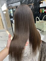 ラピス 渋谷本店(Lapis)&nbsp;ココアブラウン/髪質改善/艶髪ストレート/韓国風/ブリーチなし