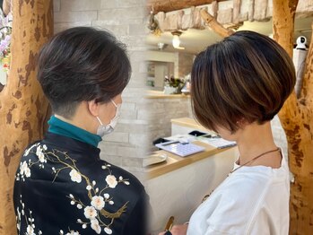 スロウ(slow)の写真/骨格や髪質を見極め、あなたに似合うショートヘアをご提案！小顔効果も叶う！#似合わせショート　
