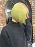 ライムグリーンルーツカラー