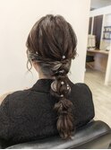 多毛さんもオススメ・編みおろしヘアアレンジ