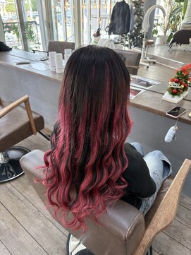 カラー&編み込みエクステ