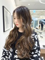 ガレリアエレガンテ 栄店(GALLARIA Elegante)&nbsp;ハイライト/地毛ハイライト/白髪ぼかし/ロングレイヤー