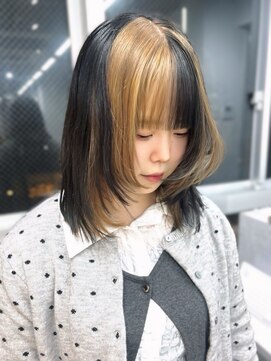 ジゼル 梅田(GiseL) ブリーチ ダブルカラー ハイトーン デザイン 髪質改善 10代20代