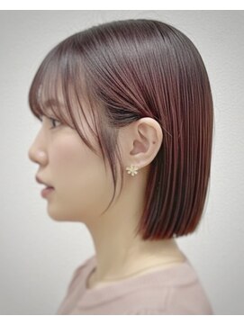 アンドモア(and MORE) 切りっぱなしボブ