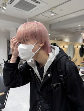 スタン 渋谷(Stam) ホワイトピンク［ペールピンク/ベージュ］