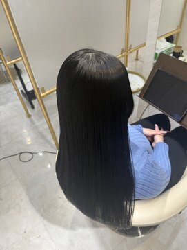 ミヨン 京橋店(miyon) 【miyon】韓国レイヤーカット×暗髪カラー×髪質改善