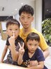 【お子様と一緒に美容室へ♪】質感再生カラー＋トリートメント+キッズカット