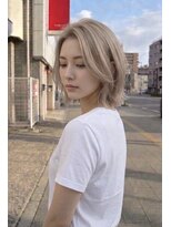 アッシュ 川崎店(Ash)&nbsp;ミルクティーベージュ　ブリーチあり
