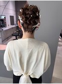 ふわふわアップスタイル