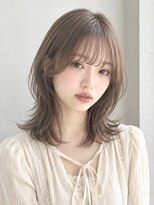 ベル 新宿(Belle)&nbsp;レイヤーウルフ/シースルーバング/ミルクティーベージュ/くびれ