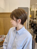 セルクル バイ ルスカ(Cercle by ruska)&nbsp;福原　丸みショート×ショコラベージュ