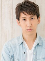 トニーアンドガイメン ホテル京阪仙台店(TONI&GUY MEN)&nbsp;20代30代七三ダークブラウンダウンパーマベリーショートl仙台